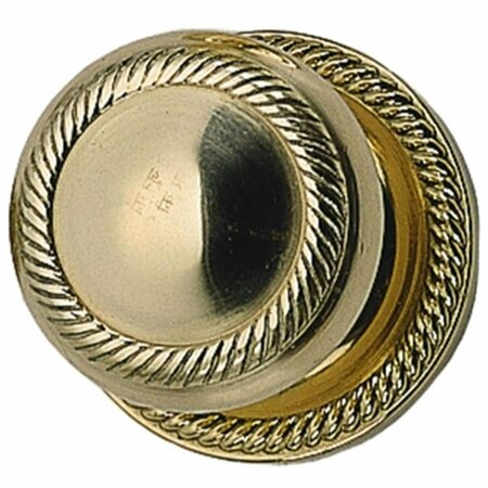 BRASS ACCENTS 2.37 in. Antique Brass Charleston Rosette Passage Set D06-K010A-CHR-609